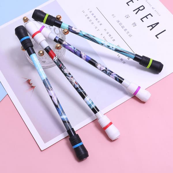 4X Spinning Pen Creative Random Flash Rotating Gaming Gel Pens G I
