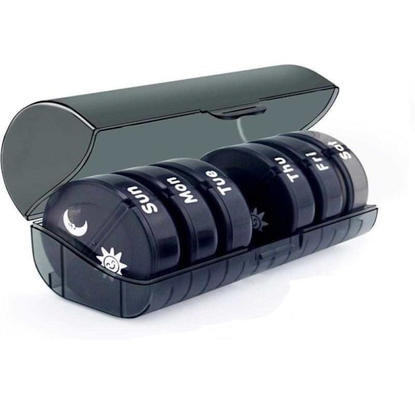 7 Days Pill Box Organizer Plastförvaringsboxbehållare