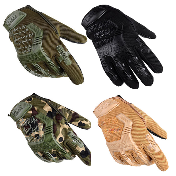 Taktiska militärhandskar Soldat Combat Anti-sladd Army green Multicolor
