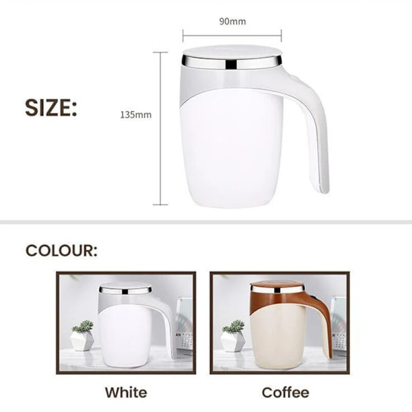 Smart mixer vakuumkopp kaffe brun white