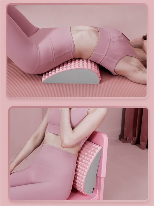 Kroppsmassage kudde nackstimulator blå pink