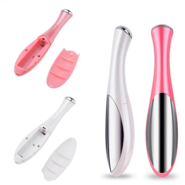 Mini Portable Electric Eye Massage Pen Anti Eye Bag Wrinkle rosa pink