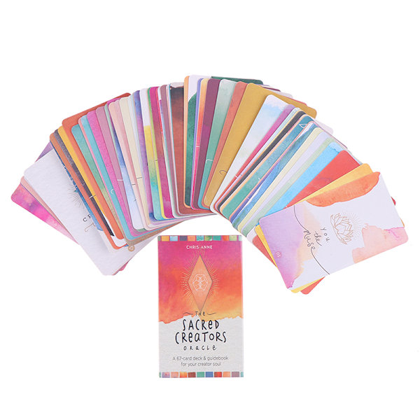 Sacred Creators Oracle Tarot Card Prophecy Divination Deck en one size