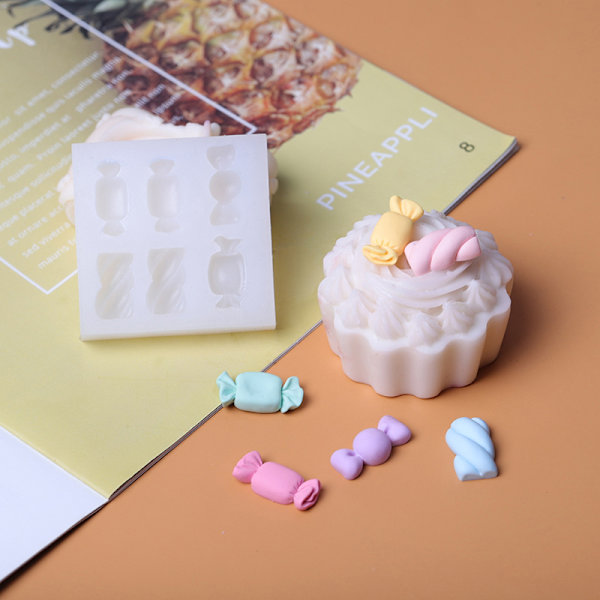 Godis Form Silikon Form Form Cupcake Mould Dekor