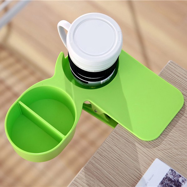 Förvaringsställ Vattenkoppshållare Clip Skrivbord Flaskhylla Blue Green