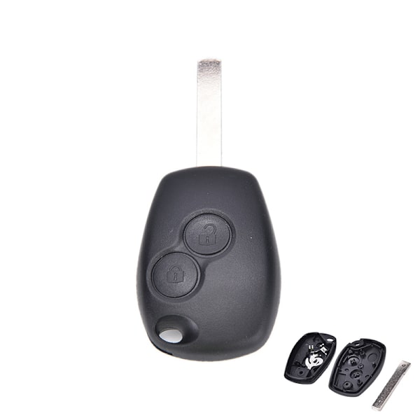 2-knappar Fob Shell Case Blad för Renault Modus