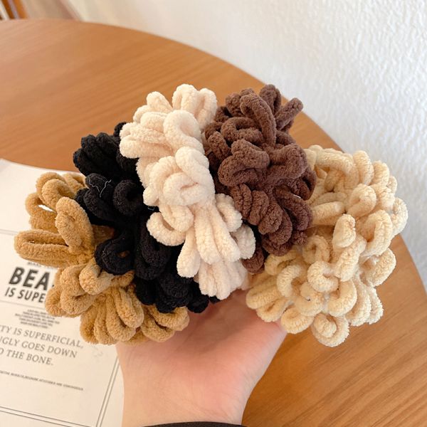 10 st Neutral Color Scrunchies