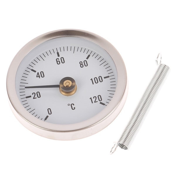 1:a 63 mm 0-120℃ Fjäder Smart termometer i rostfritt stål 6,3 cm