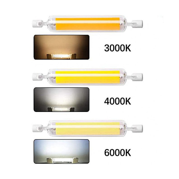 LED COB Glasrör COB Glödlampa AC110V 220V Halogenlampa typ-A12