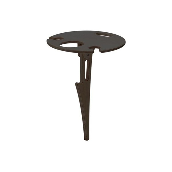 Vikbart mini utomhus vinbord camping picknickbord i trä trä black