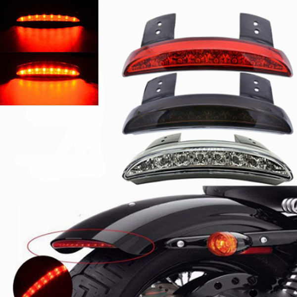 Montering av Motorcykel XL883 1200 Led Baklykta bak Röd Red