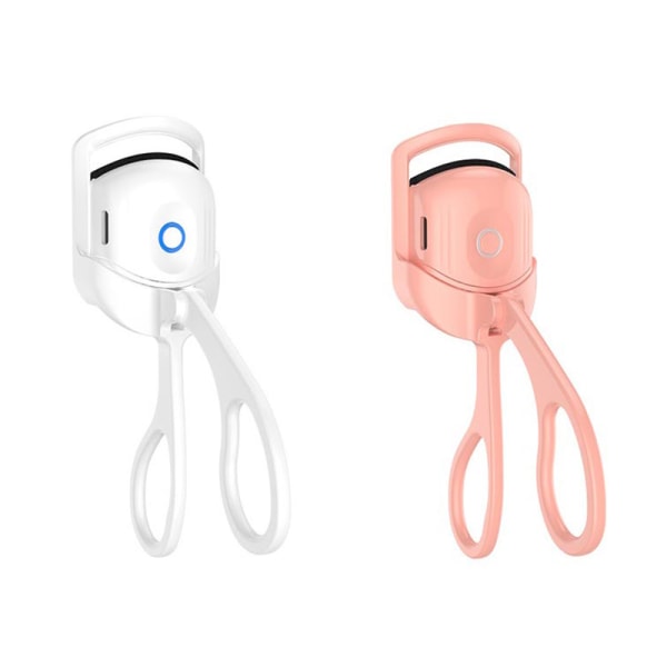 Uppvärmd ögonfransböjare USB uppladdningsbar elektrisk ögonfransböjning Pink 120mAh Pink