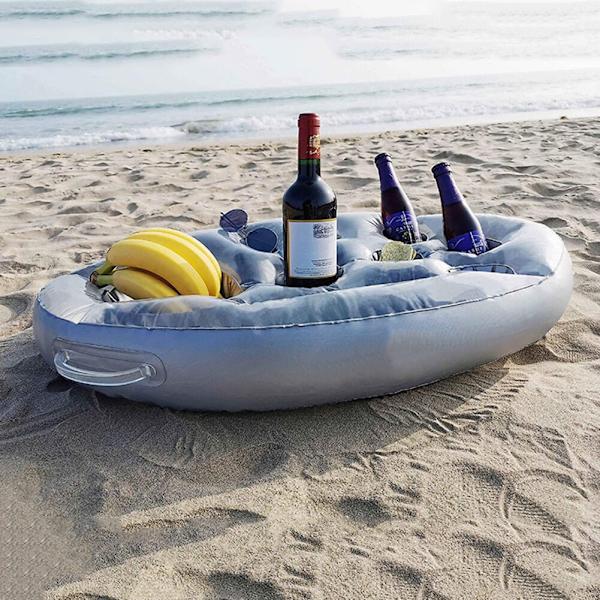 Sommar Uppblåsbar Float Beer Drink Cooler rainbow 60*40*41cm rainbow 60*40*41cm