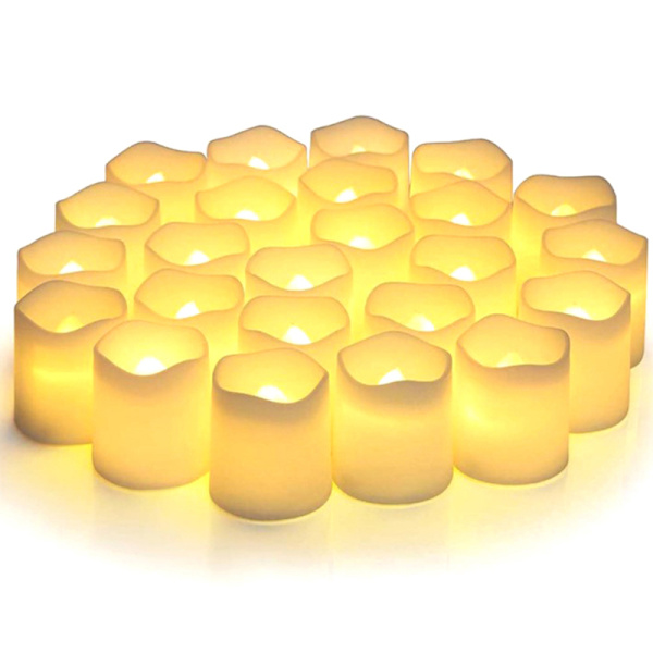 24st/ set Flameless LED Candle Creative wishing led värmeljus C Varmljus 24st