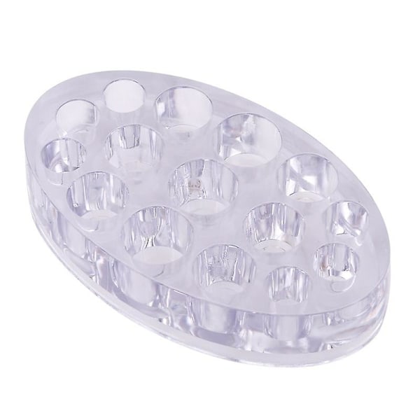 Akryl cirkulär oval plastfärg ram broderi bas