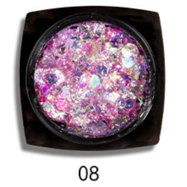 Sequin Star Patch Girl Eye Corner Paljett Makeup Paljett 08#