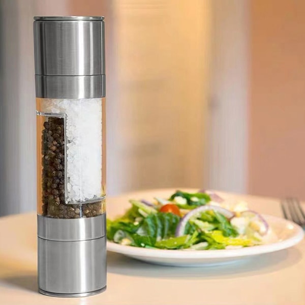 Pepparkvarn Manuell Salt Pepparkvarn Krydda Silver