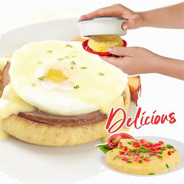 Mikrovågsugn Frukost Ångat ägg Uppvärmningsskål Snabb red red