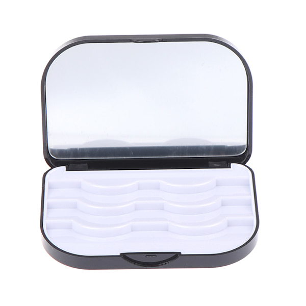 Makeup Lösögonfransar Förvaring Organizer Box Resefransar Håll one size