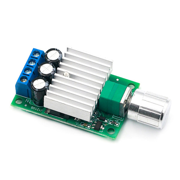 10A PWM DC Justerbar Motorhastighetsregulator Dimmer Switch en one size