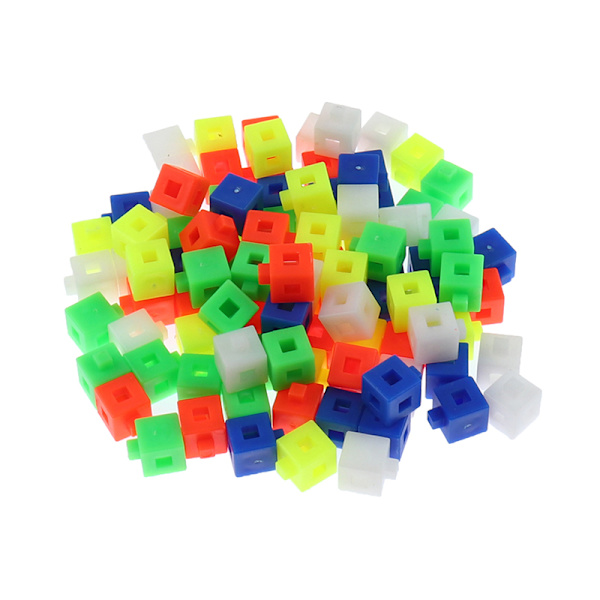 100:a Matematik Länkande kuber Sammankopplade Räkneblock K One Size