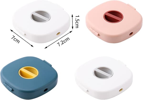 4 st Kabel Tidy Rulle