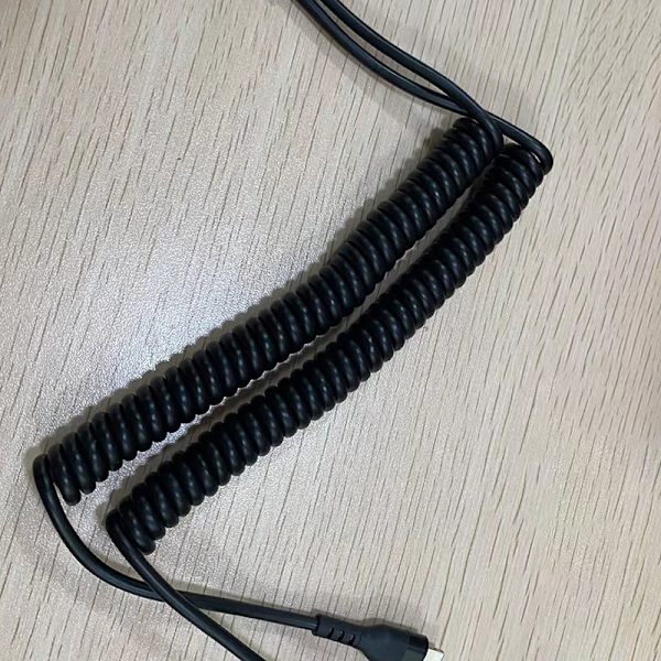 66W 5A Snabbladdning Typ C Kabel Mikrofjäder Billaddningshytt Vit one size