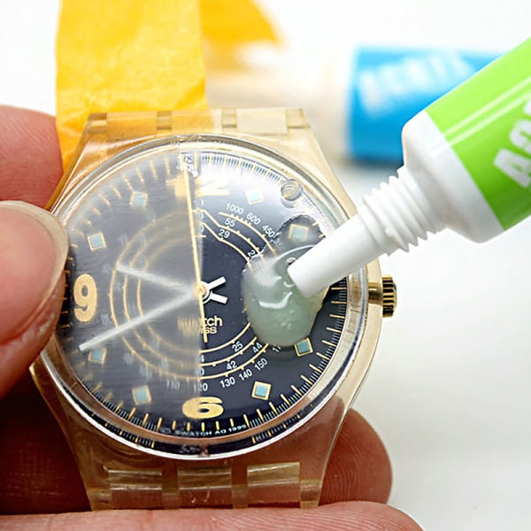 5g Watch Plast Akryl Glas Polering Pasta Rep Remover Vit onesize
