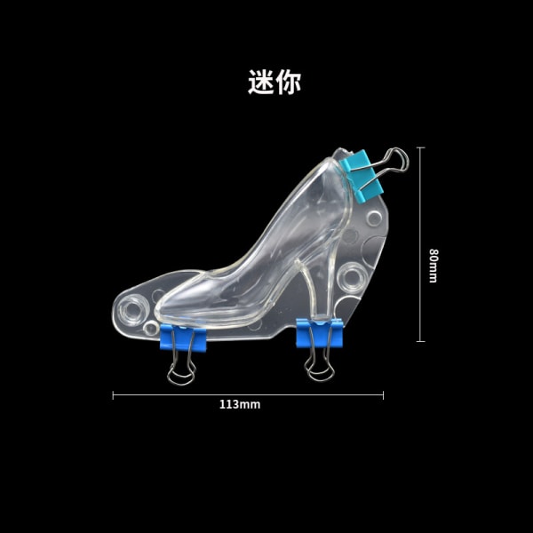 Högklackade sko för form verktyg transparent medium large