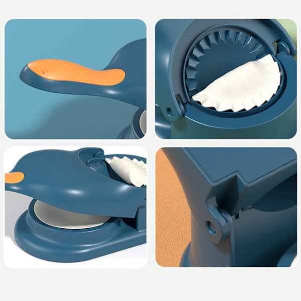 2-i-1 Dumpling Mould Printing Dumpling Skin Maker grön green