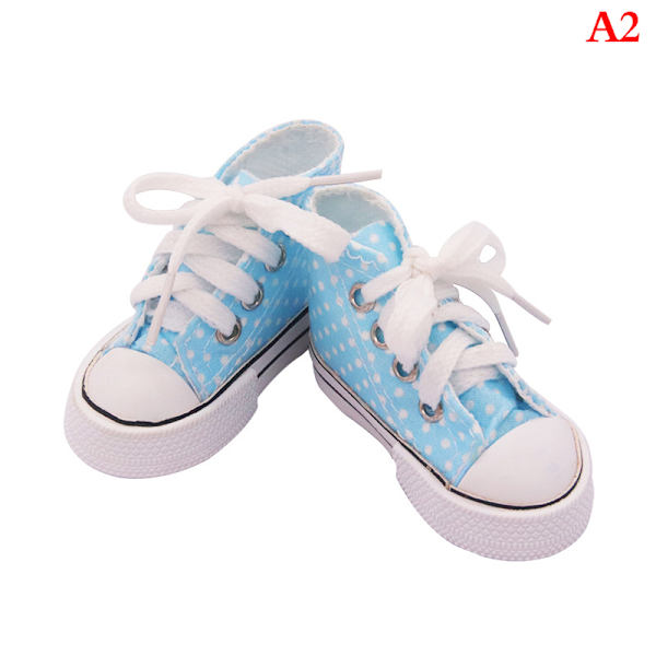 Dockskor 7,5 cm Canvas Skor Sneakers För 60 cm SD 1/3 1/4 bjd A1 A2