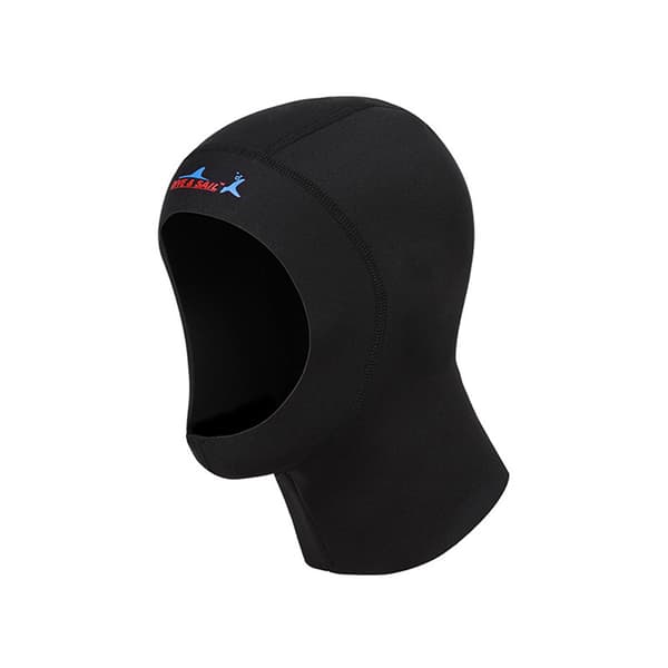 Cap Neopren Skydda hår simhatt svart XL L