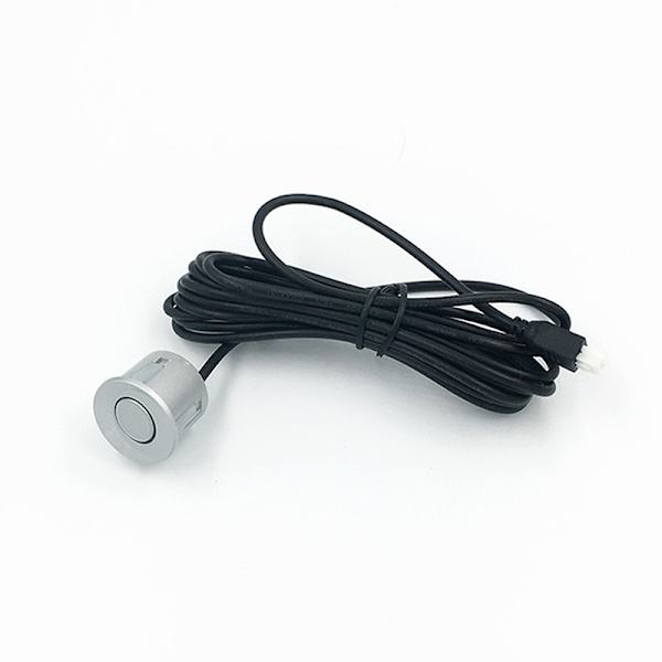 Bil LED Parkeringssensorsats Radarsensor Silver Silver