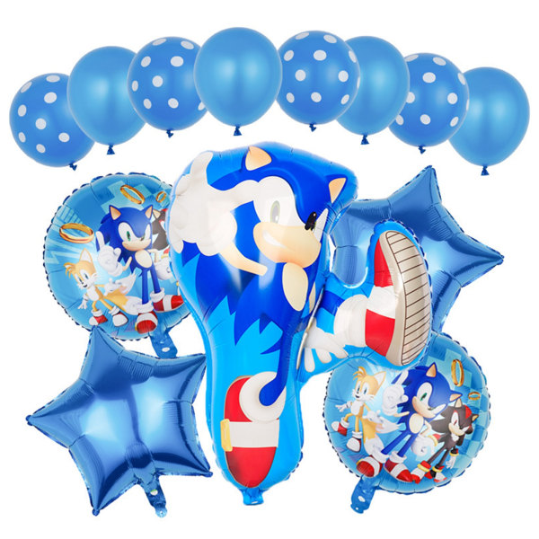 Sonic The Hedgehog-ballonger, festballonger för barn