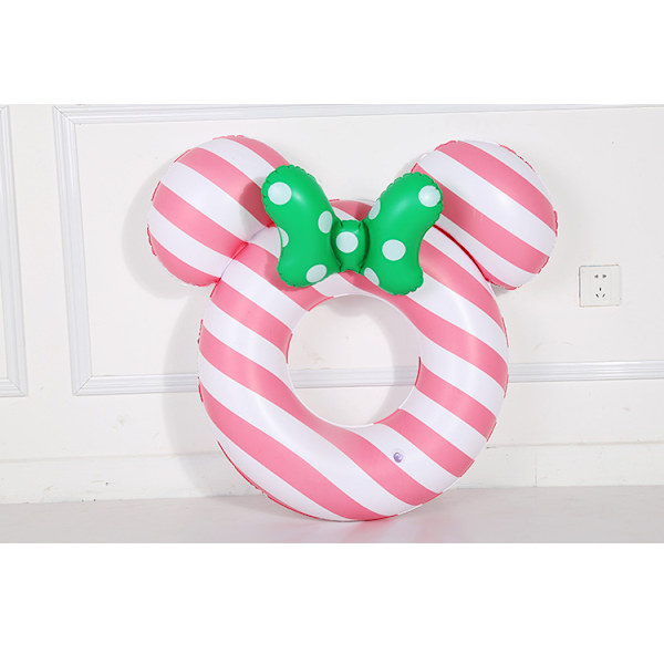 Baby Cartoon Arch Beach Uppblåsbar Pool Float Simring rosa 96*85*70cm