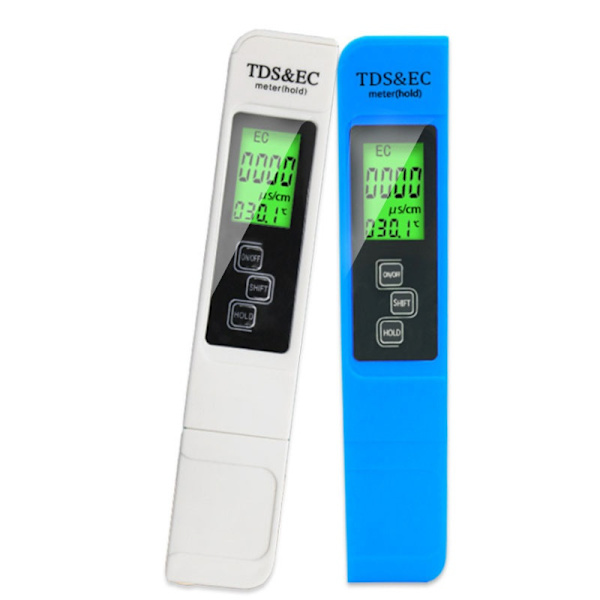 Professionell PH Meter Vattenkvalitetsmätare mätverktyg vit