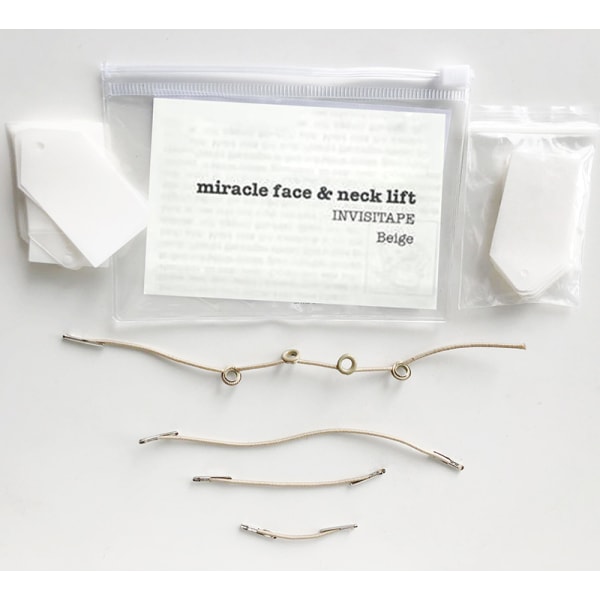 40 st Ansiktslyfttejp Osynlig V-linje Patch Band Kit