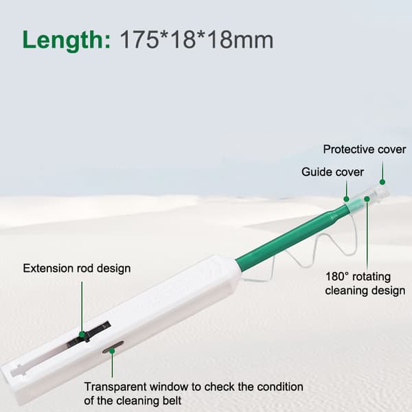 1:a FTTH optisk fiberpenna Connector Optical Smart Cleaner