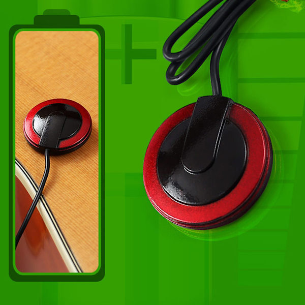 Professionell gitarr pickup Piezo kontakt mikrofon pickup