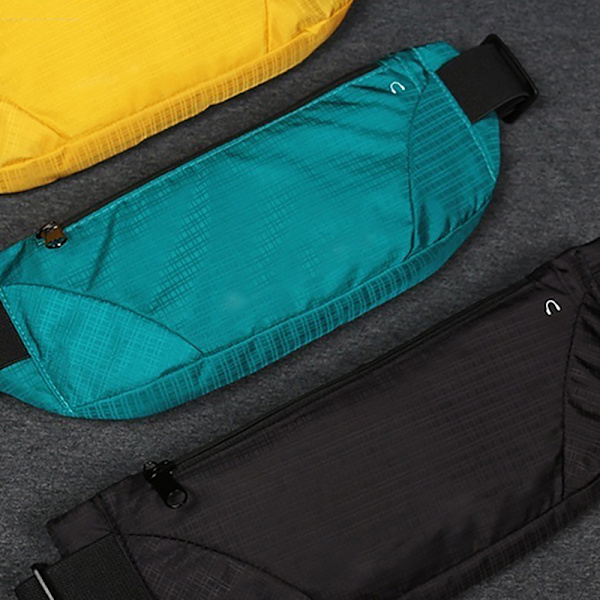 1st Fanny Packs löpväska Vattentät telefonväska som andas silvery