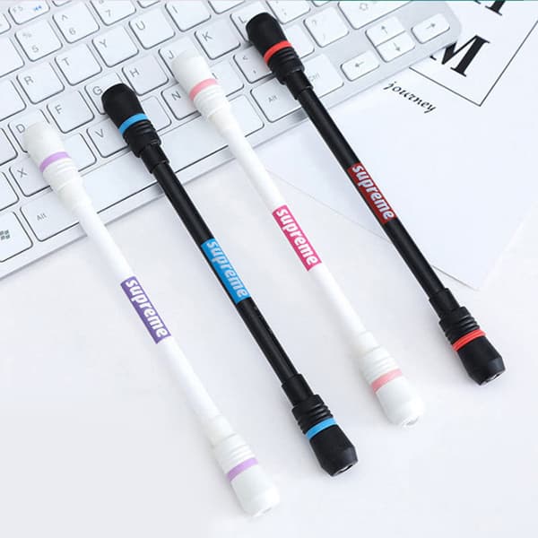 4X Spinning Pen Creative Random Flash Rotating Gaming Gel Pens G C