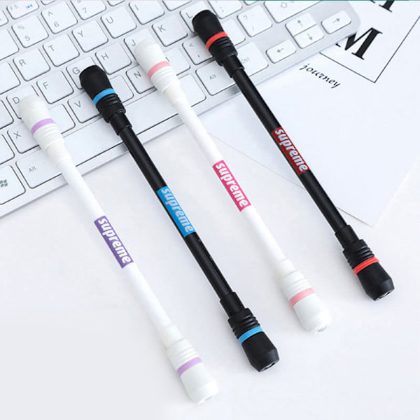 4X Spinning Pen Creative Random Flash Rotating Gaming Gel Pens G D