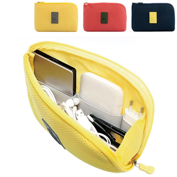 Ms multifunktionssmink till förvaringsväska gul 16×12㎝ yellow 16×12㎝