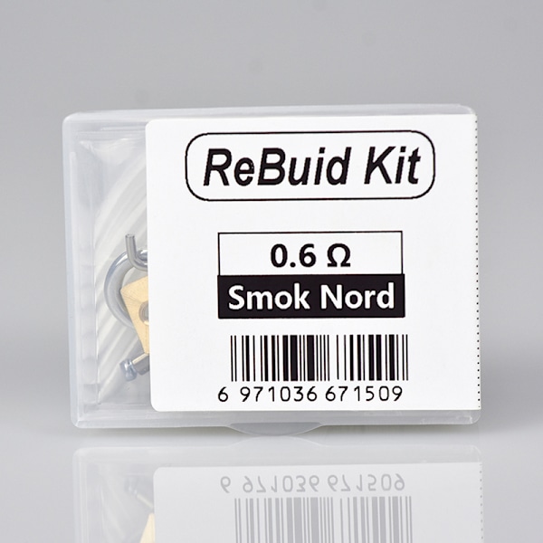 DIY Rebuild Kit 0,6ohm Mesh Coil Resistance Värmtrådsverktyg 1Set