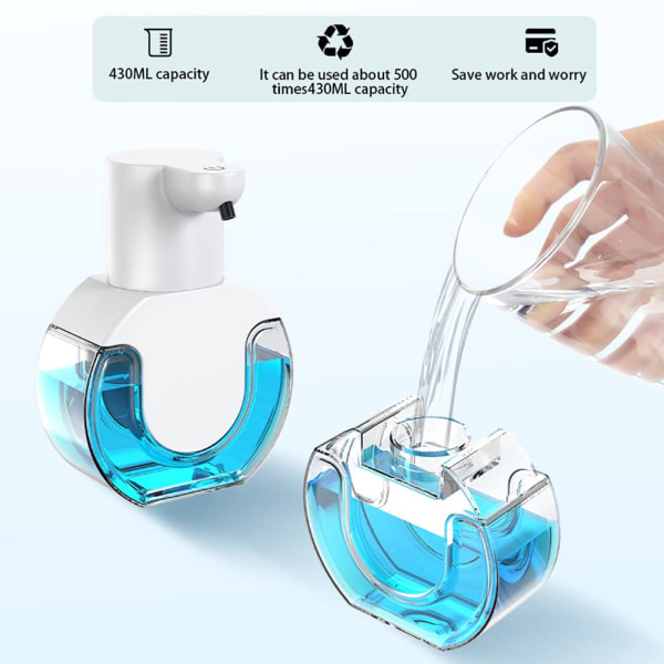 430 ml automatisk tvåldispenser Smart Foaming (skum)