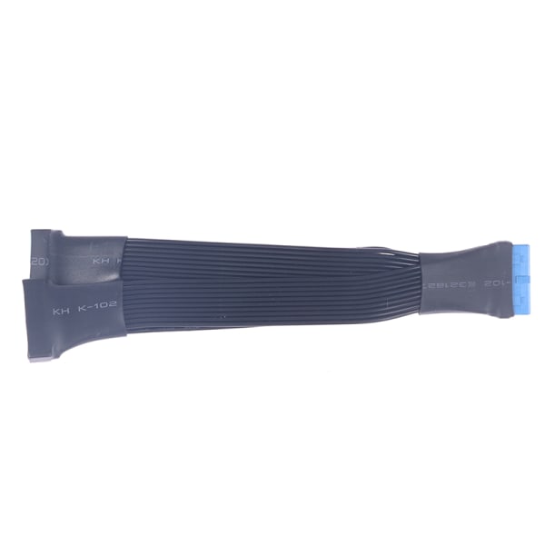 Moderkort USB 3.0 19PIN Header 1 till 2 förlängningsdelarkabel