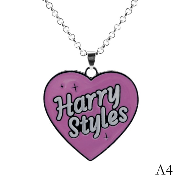 Harry-Styles halsband för kvinnor choker kedjor hjärtat hänge A3 A4
