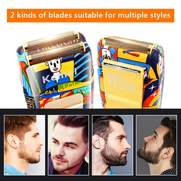 Titanium Blade Razor Professionell Barber Tool 3*6*12cm