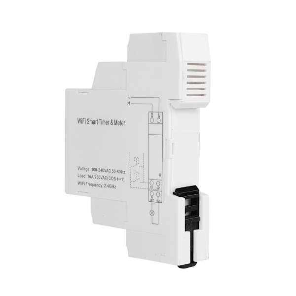 WiFi elenergimätare skena elmätare 16A 100-240V