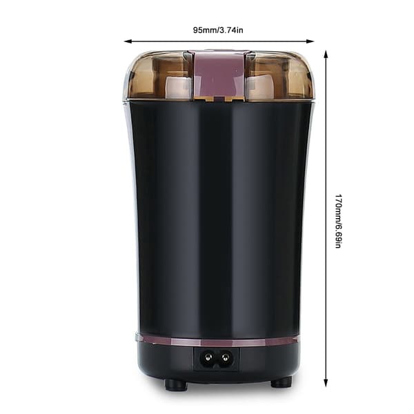 Mini elektrisk kaffekvarn köksredskap vit white